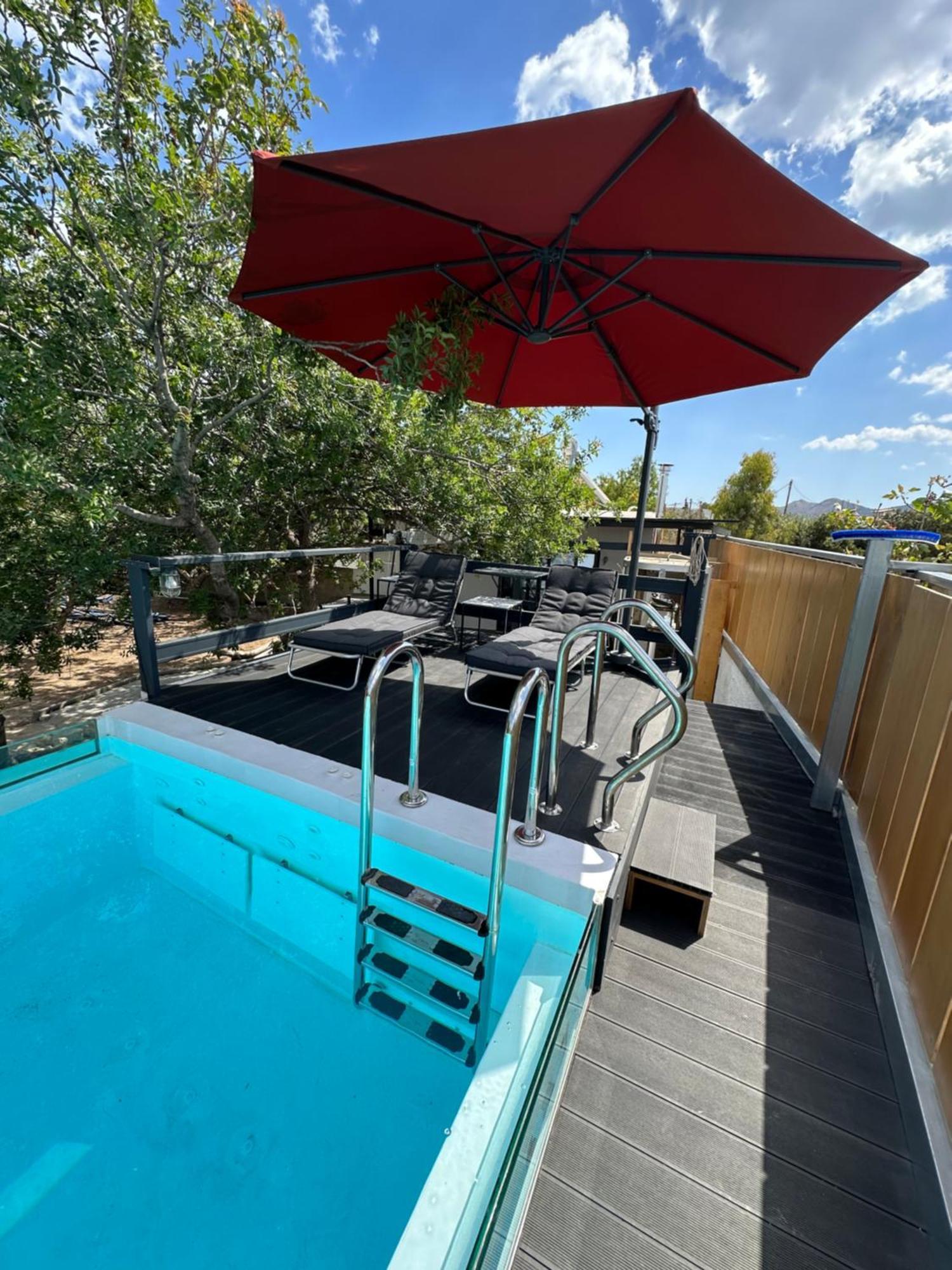Solmar Aegina With Private Pool - Jacuzzi Apartment Khloi Luaran gambar